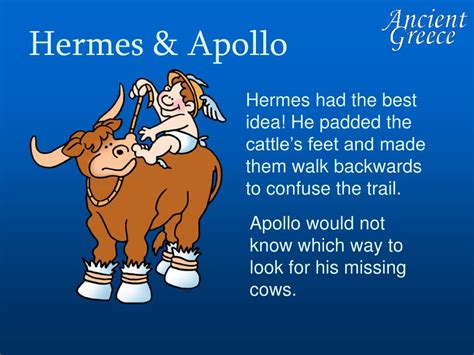 why did hermes steal apollo's cattle|is Hermes a trickster god.